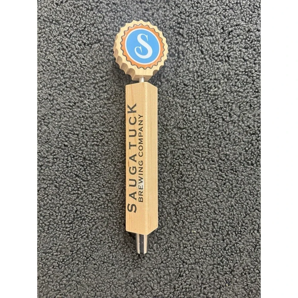 Saugatuck Brewing Co. Keg Tap Wood Handle 13